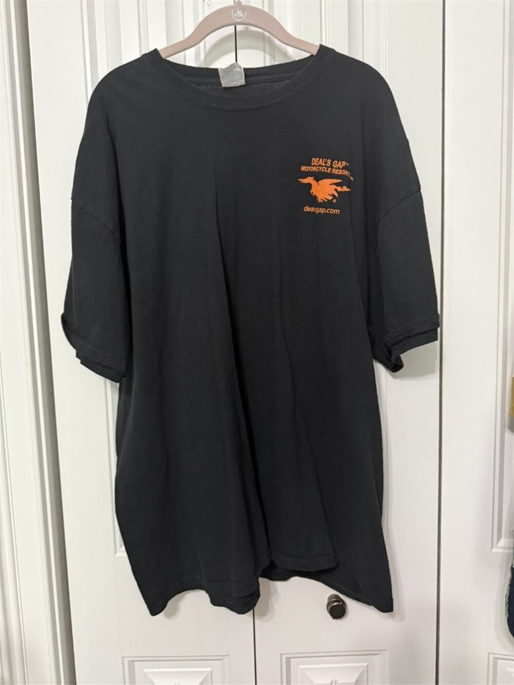 Deal's Gap Motorcycle Resort Mens T Shirt I Survived the Dragon 318 Curves 2XL